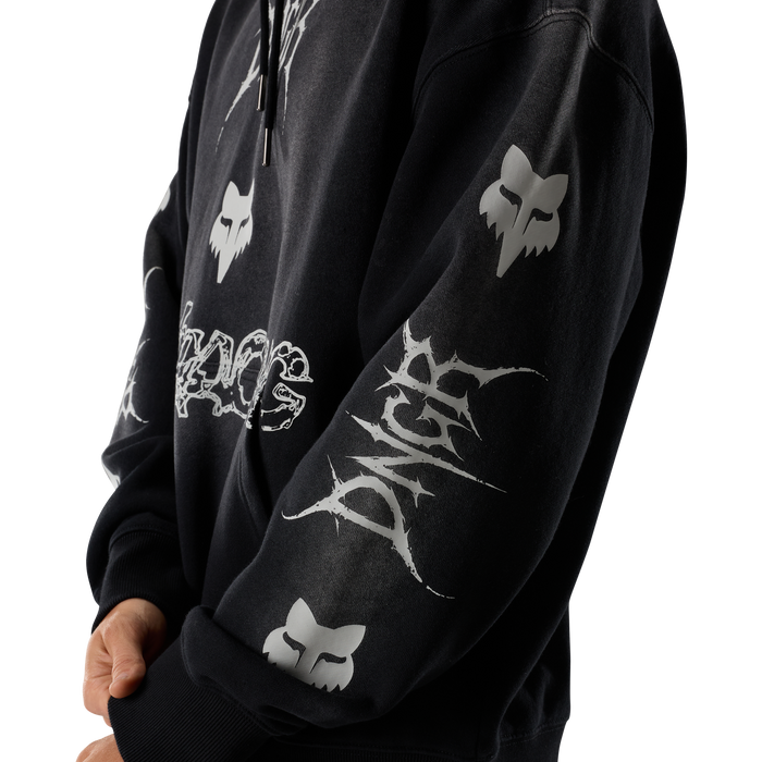 FOX Racing Dngr Heavyweight Fleece Pullover in Black