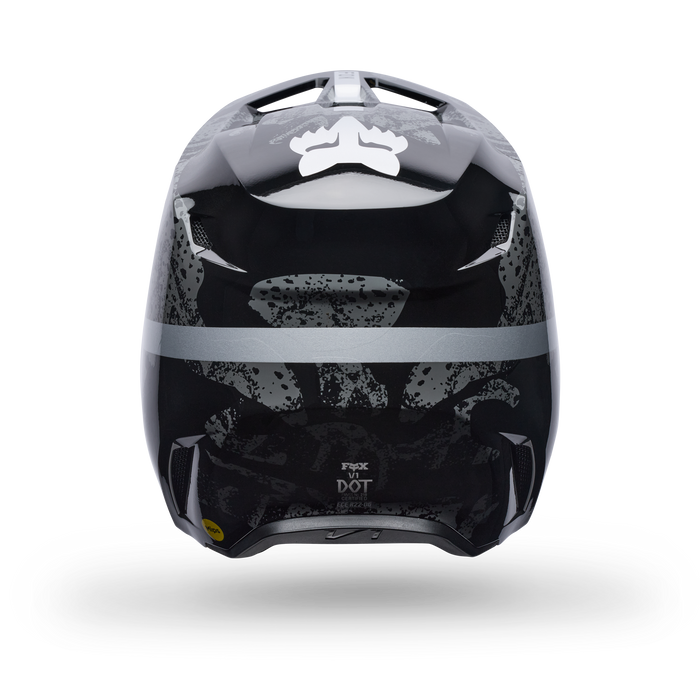 FOX Racing V1 Bnkr Helmet in Black Camo