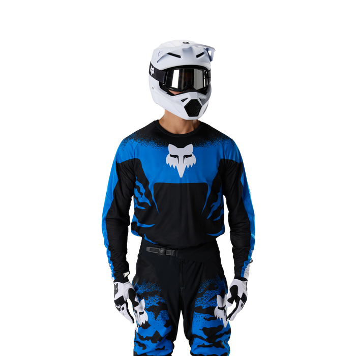 FOX Racing 180 HD38 Black/White Jersey & Pant Combo in Black/White