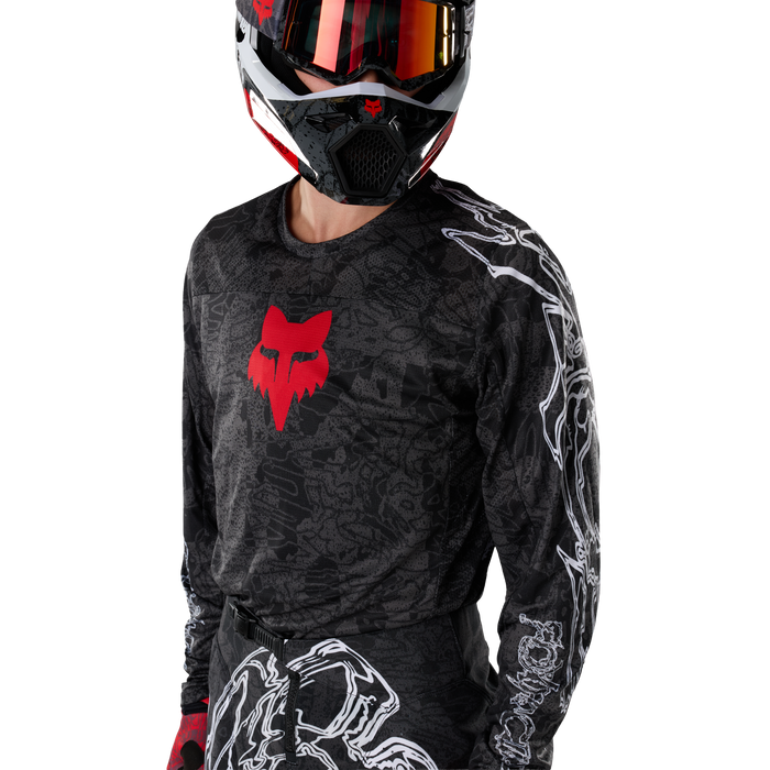 FOX Racing 180 Abyss Black Jersey & Pant Combo in Black