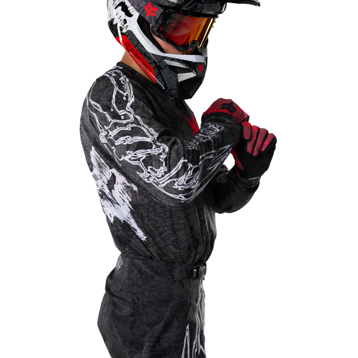 FOX Racing 180 Abyss Black Jersey & Pant Combo in Black