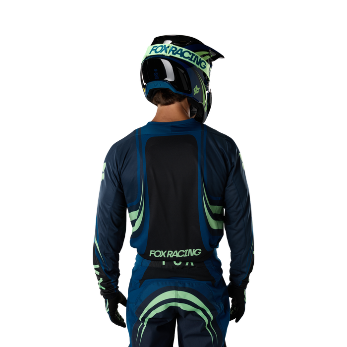 FOX Racing 180 Draft Black Jersey & Pant Combo in Black