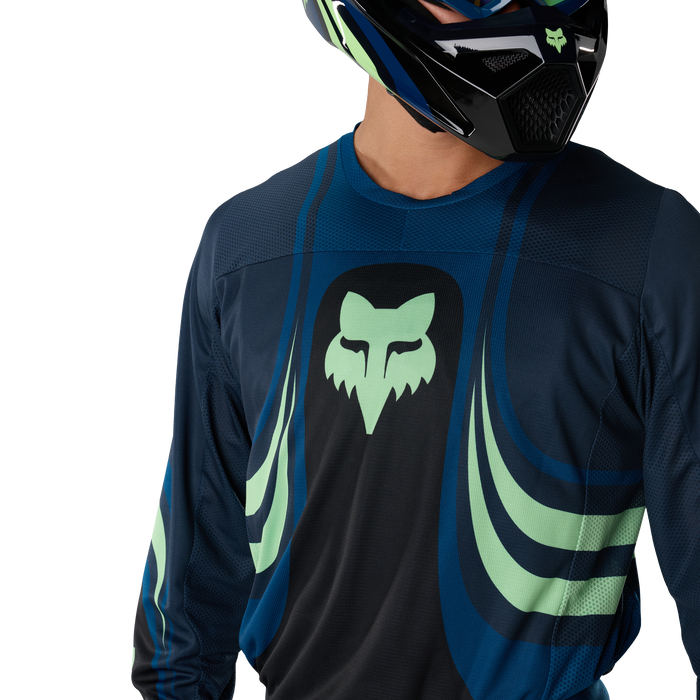 FOX Racing 180 Draft Black Jersey & Pant Combo in Black