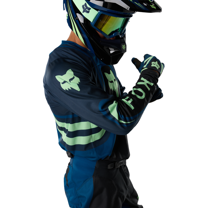 FOX Racing 180 Draft Black Jersey & Pant Combo in Black