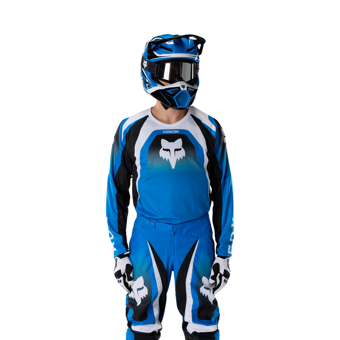 FOX Racing 180 Frame Blue Jersey & Pant Combo in Blue
