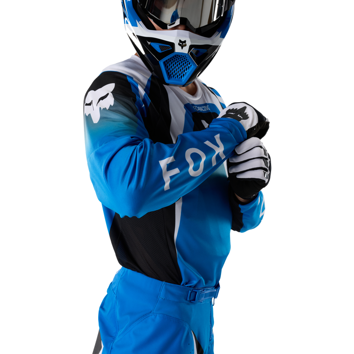 FOX Racing 180 Frame Blue Jersey & Pant Combo in Blue