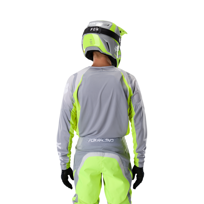 FOX Racing 180 Frame Grey/Yellow Jersey & Pant Combo in Grey/Yellow