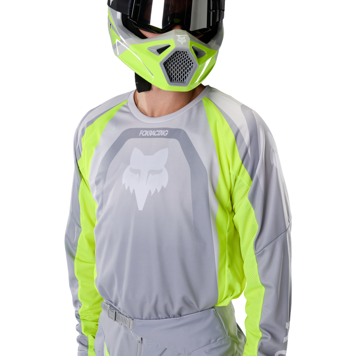 FOX Racing 180 Frame Grey/Yellow Jersey & Pant Combo in Grey/Yellow