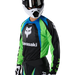 FOX Racing 180 Kawasaki Black Jersey & Pant Combo in Black
