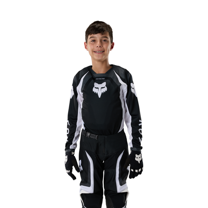 FOX Racing Youth 180 Frame Black Jersey & Pant Combo in Black