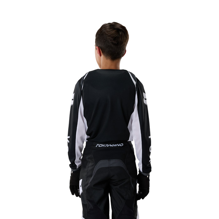 FOX Racing Youth 180 Frame Black Jersey & Pant Combo in Black