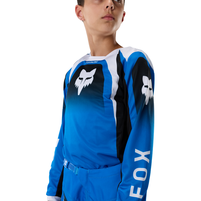 FOX Racing Youth 180 Frame Blue Jersey & Pant Combo in Blue