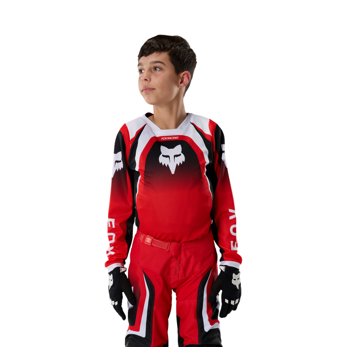 FOX Racing Youth 180 Frame Red Jersey & Pant Combo in Red