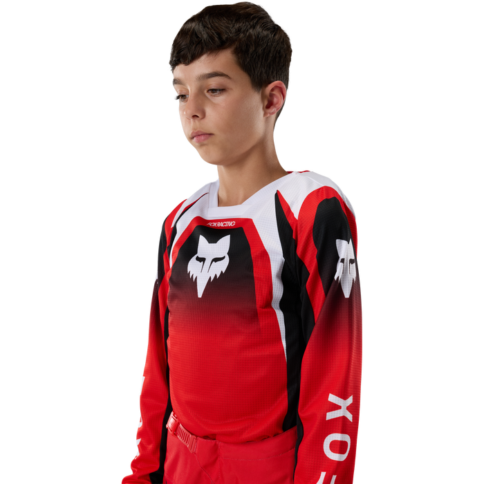FOX Racing Youth 180 Frame Red Jersey & Pant Combo in Red