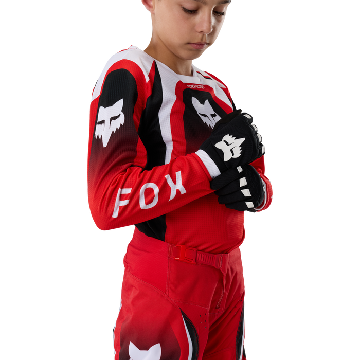 FOX Racing Youth 180 Frame Red Jersey & Pant Combo in Red