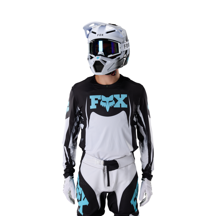 FOX Racing 360 Clutch White/Black Jersey & Pant Combo in White/Black