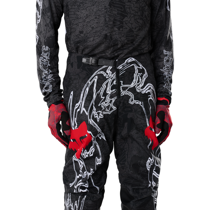 FOX Racing 180 Abyss Black Jersey & Pant Combo in Black