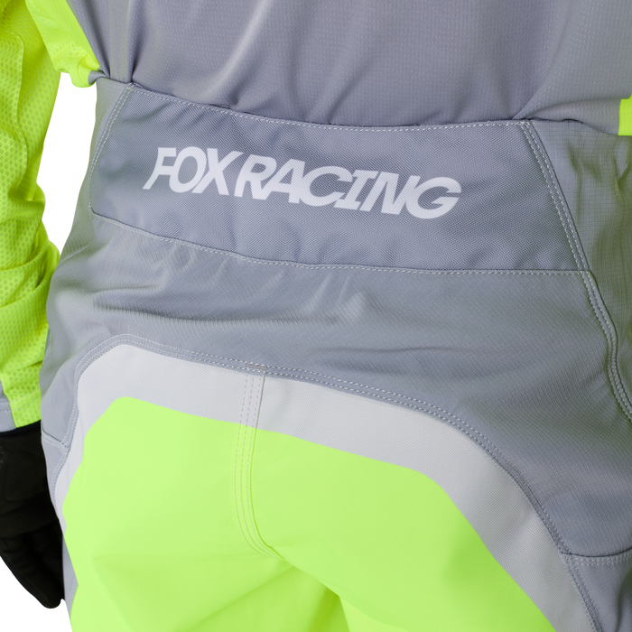FOX Racing 180 Frame Grey/Yellow Jersey & Pant Combo in Grey/Yellow