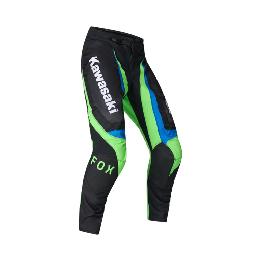 FOX Racing 180 Kawasaki Black Jersey & Pant Combo in Black