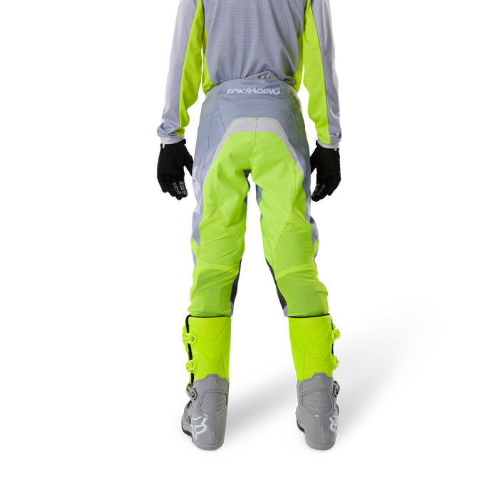 FOX Racing Youth 180 Frame Grey/Yellow Jersey & Pant Combo in Grey/Yellow