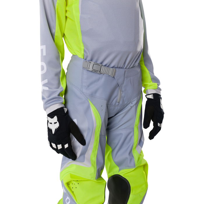 FOX Racing Youth 180 Frame Grey/Yellow Jersey & Pant Combo in Grey/Yellow