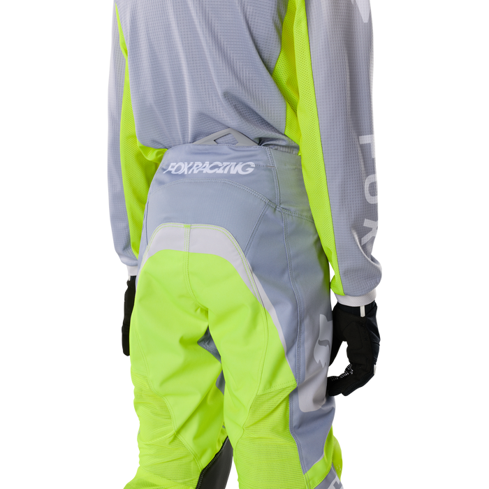 FOX Racing Youth 180 Frame Grey/Yellow Jersey & Pant Combo in Grey/Yellow