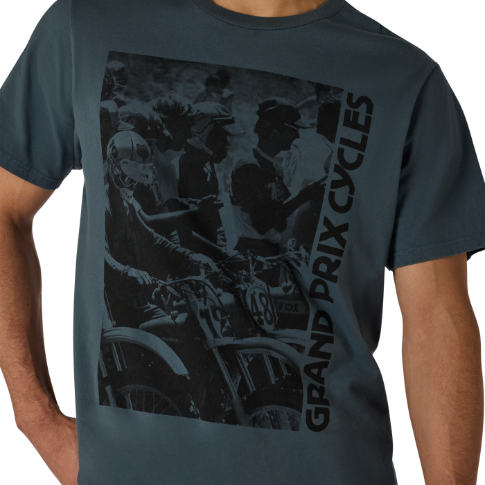 FOX Racing Circa 74 195 Original Short Sleeve Tee in Deep Cobalt