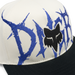 FOX Racing Dngr New Era Flat Brim Hat in Off White
