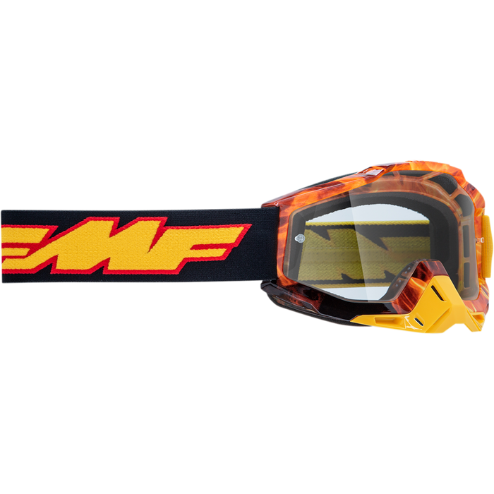 100% FMF Vision PowerBomb Goggles - Clear Lens