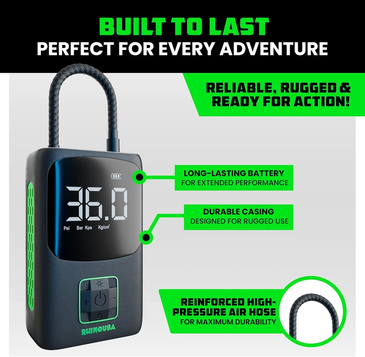 Rhino USA 150 PSI Portable Air Compressor