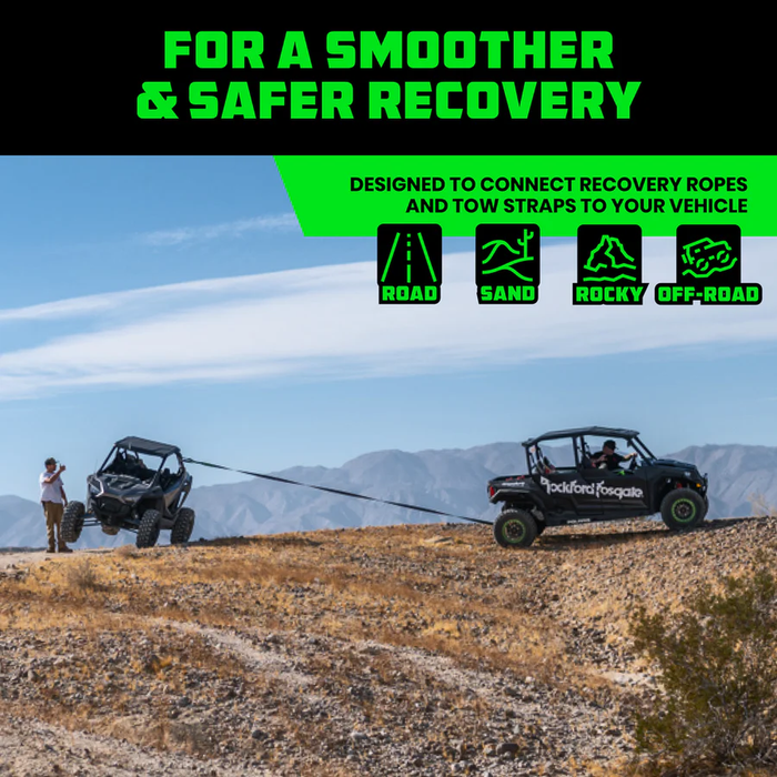 Rhino USA 3/8" Synthetic Soft Shackles (2-Pack)