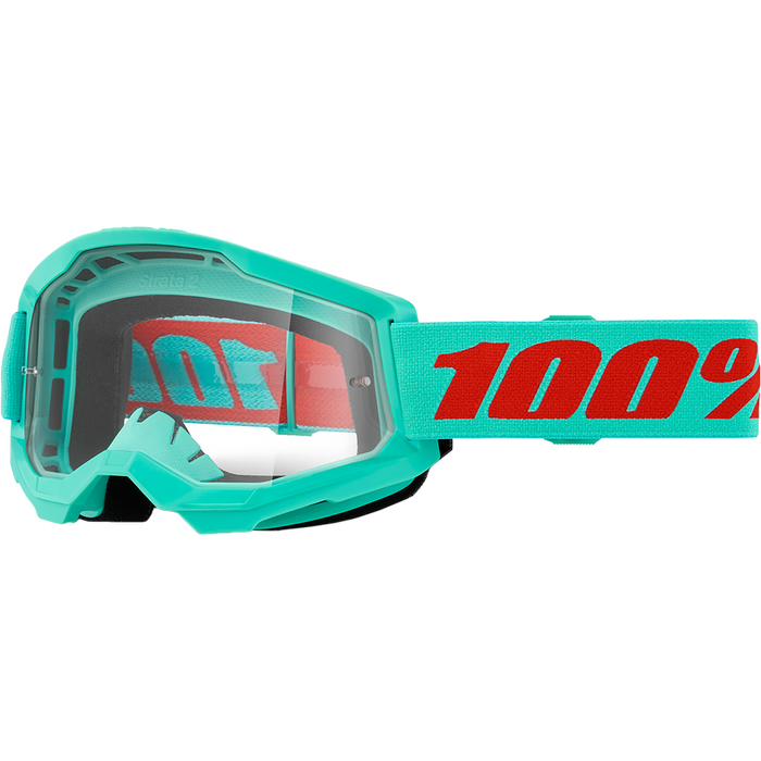 2024 100% Strata 2 Goggles - Clear Lens