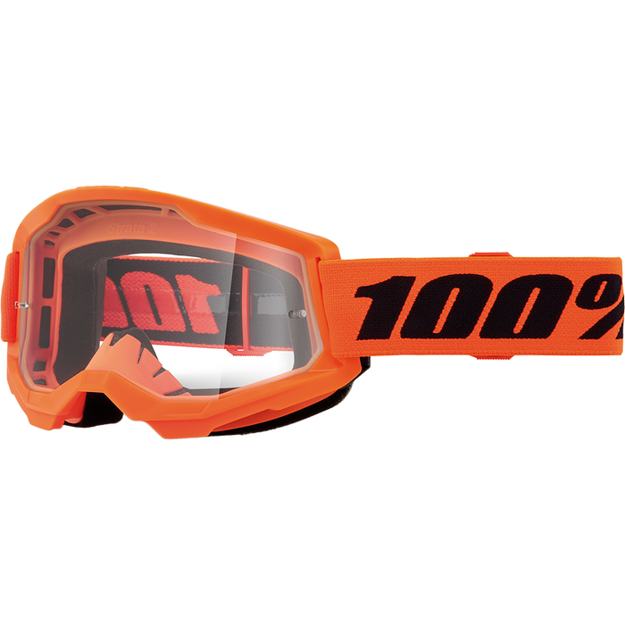 2024 100% Youth Strata 2 JR Goggles - Clear Lens