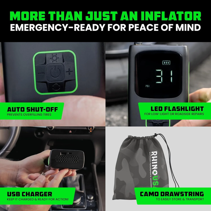 Rhino USA 150 PSI Portable Air Compressor