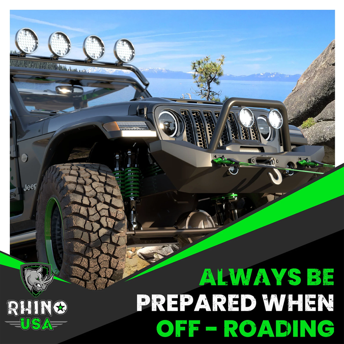 Rhino USA 3/4" D-Ring Shackle Set