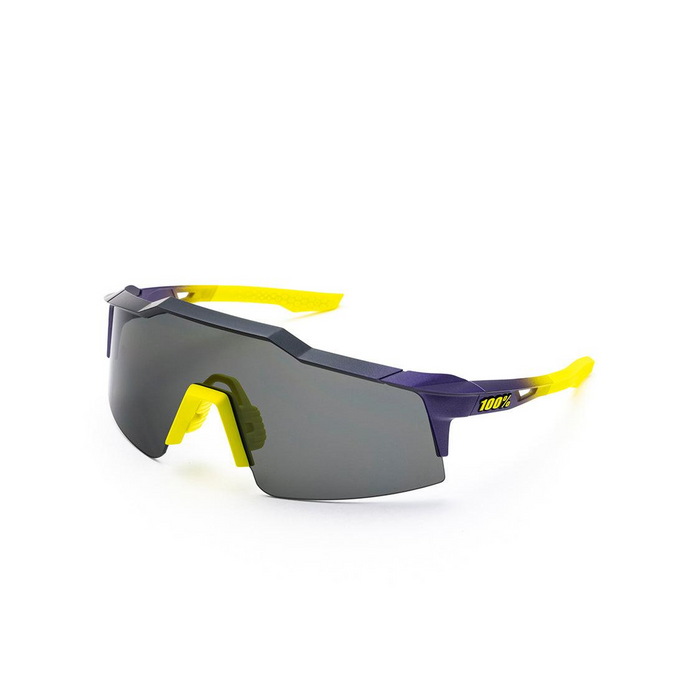 100% Speedcraft SL Sunglasses - Matte Metallic Digital Brights / Smoke