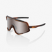 100% Glendale Sunglasses - Matte Translucent Brown Fade / HiPER Silver Mirror