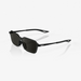 100% Legere Trap Sunglasses - Gloss Black / Smoke