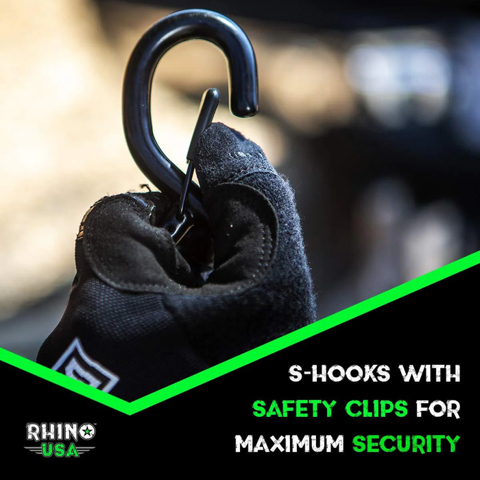 Rhino USA 4-Pack Ratchet Tie-Down Kit