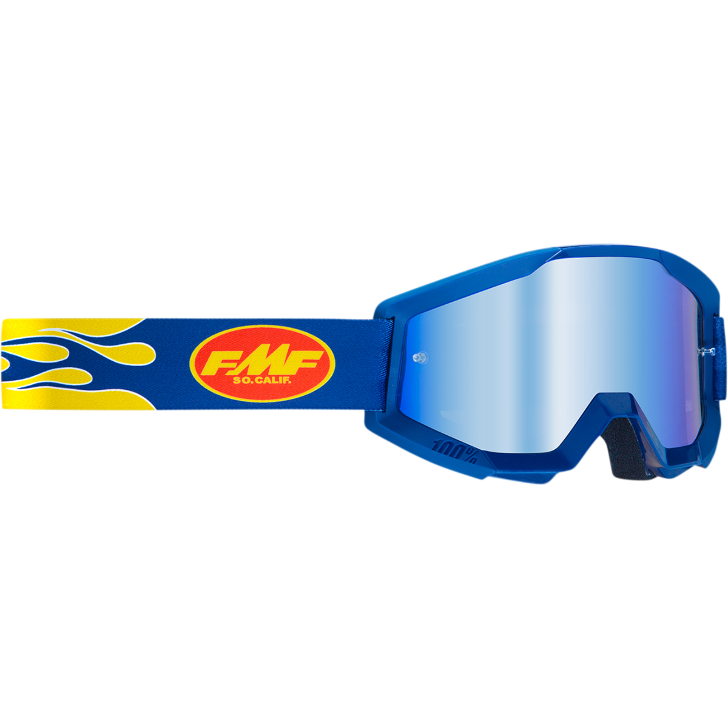 fmf mx goggles 2024 100% Strata 2 Goggles with Mirror Lens