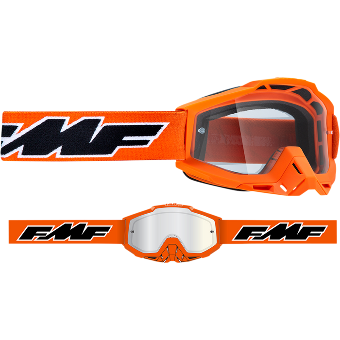 100% FMF Vision PowerBomb Goggles - Clear Lens
