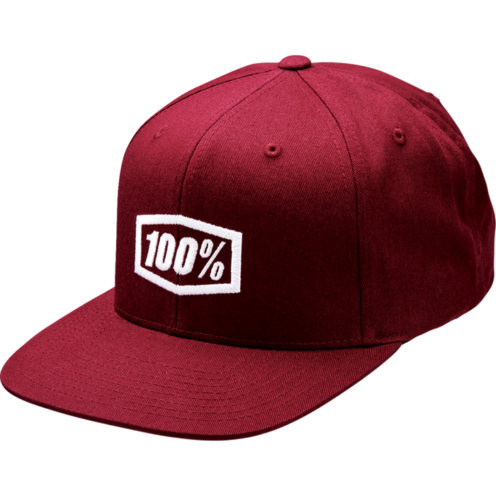 100% Icon Snapback Cap (Hat)