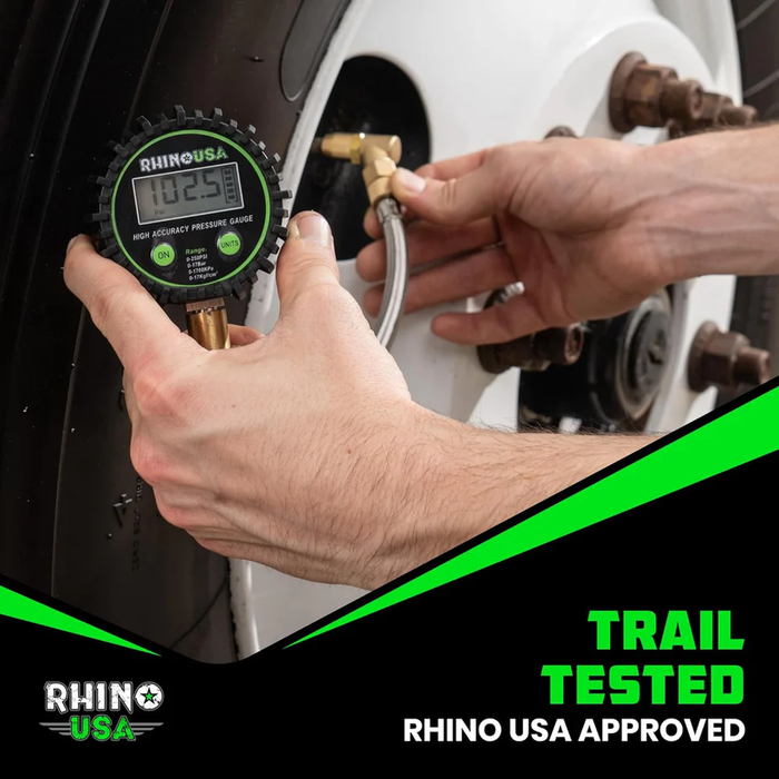 Rhino USA 250 PSI Heavy Duty Digital Tire Gauge