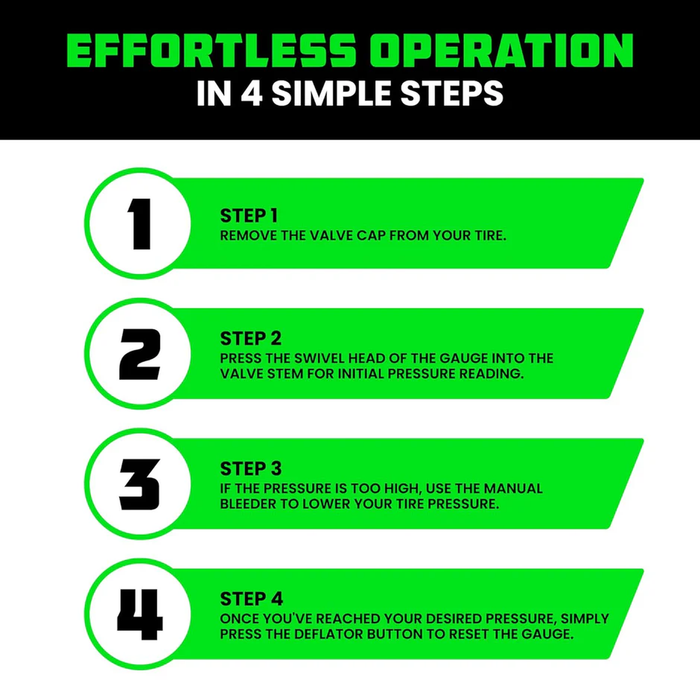 Rhino USA 250 PSI Heavy Duty Digital Tire Gauge