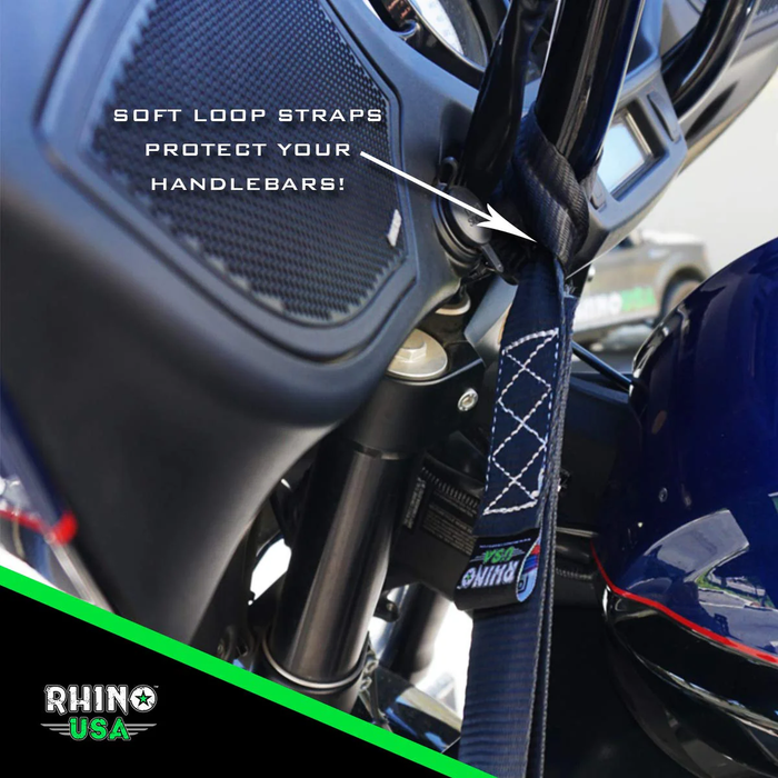 Rhino USA 4-Pack Ratchet Tie-Down Kit