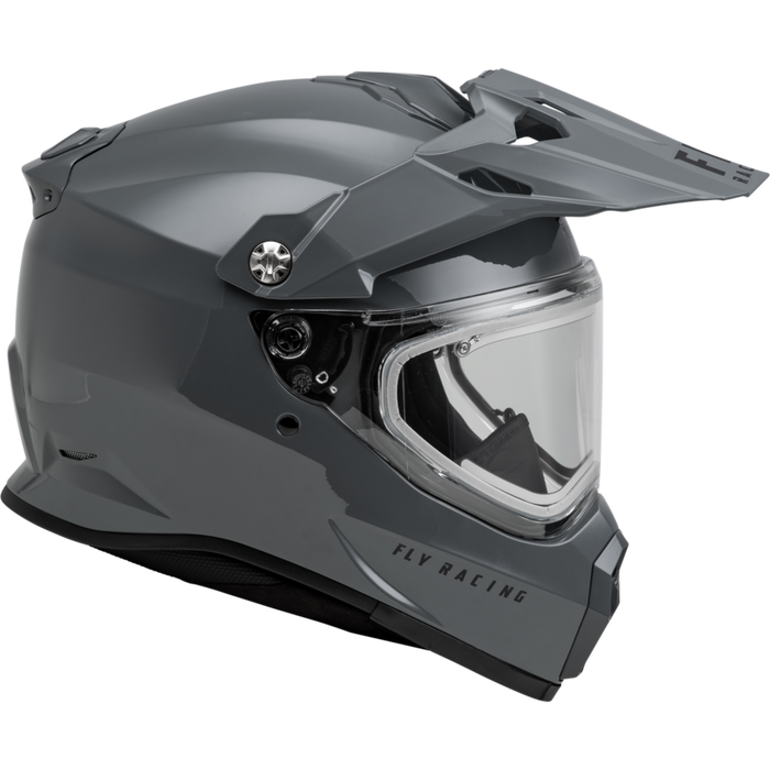 Fly Racing Trekker Cold Weather Solid Helmet - Electric Shield