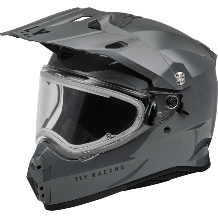 Fly Racing Trekker Cold Weather Solid Helmet - Electric Shield