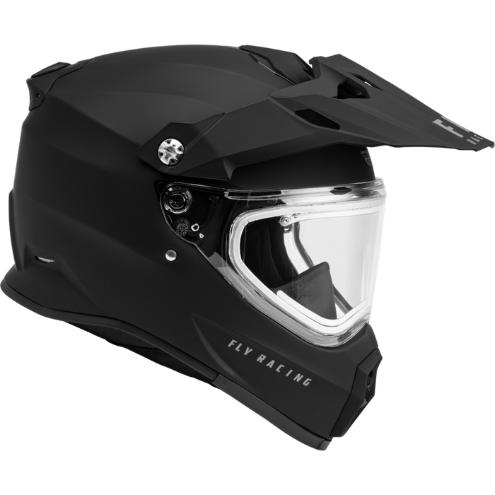 Fly Racing Trekker Cold Weather Solid Helmet - Electric Shield