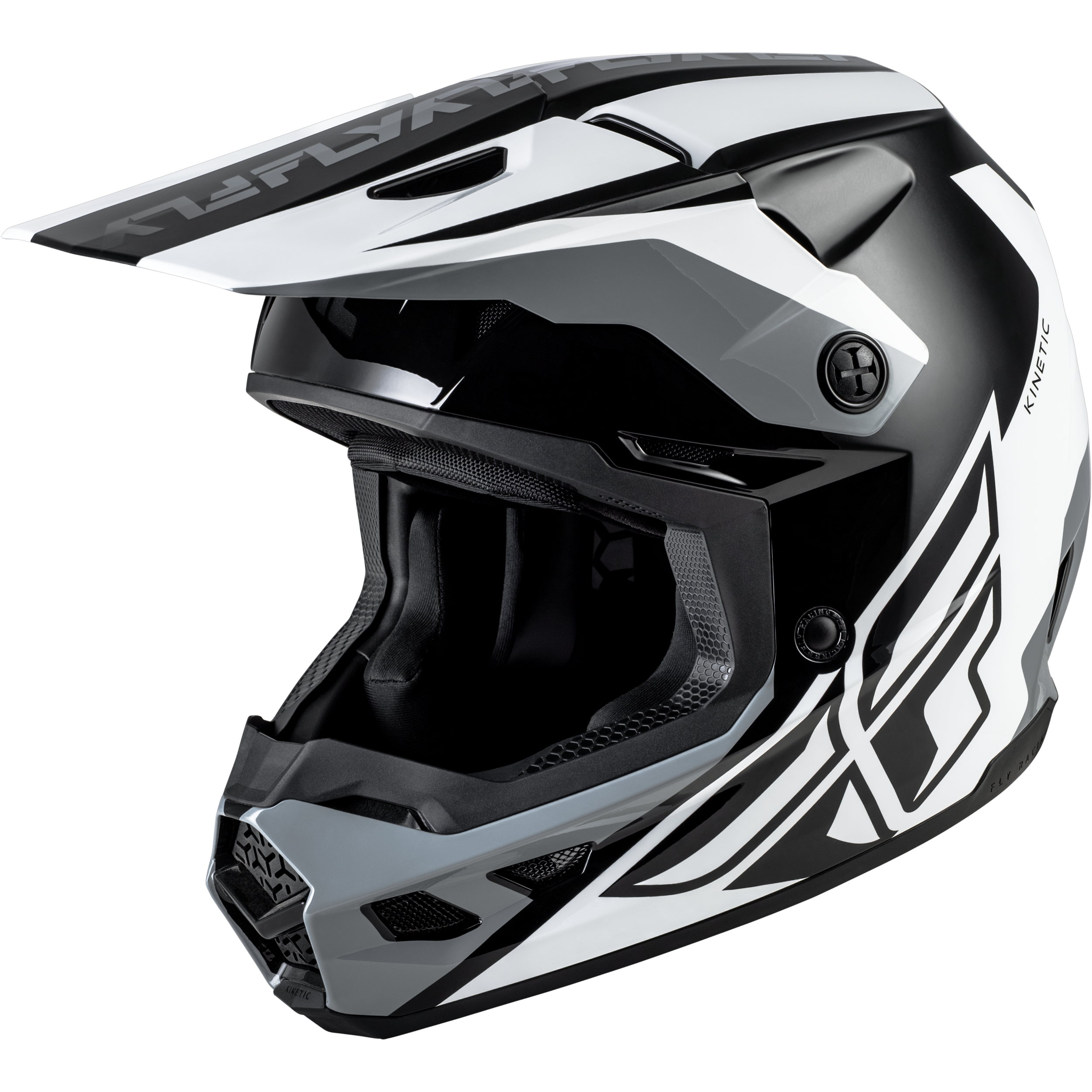 fly motorcycle helmet Racing Kinetic Crest 2026 It comes in size SHOP YOUR SCHOOL Real Stuff Sports Game Quantity:5 Pcs
