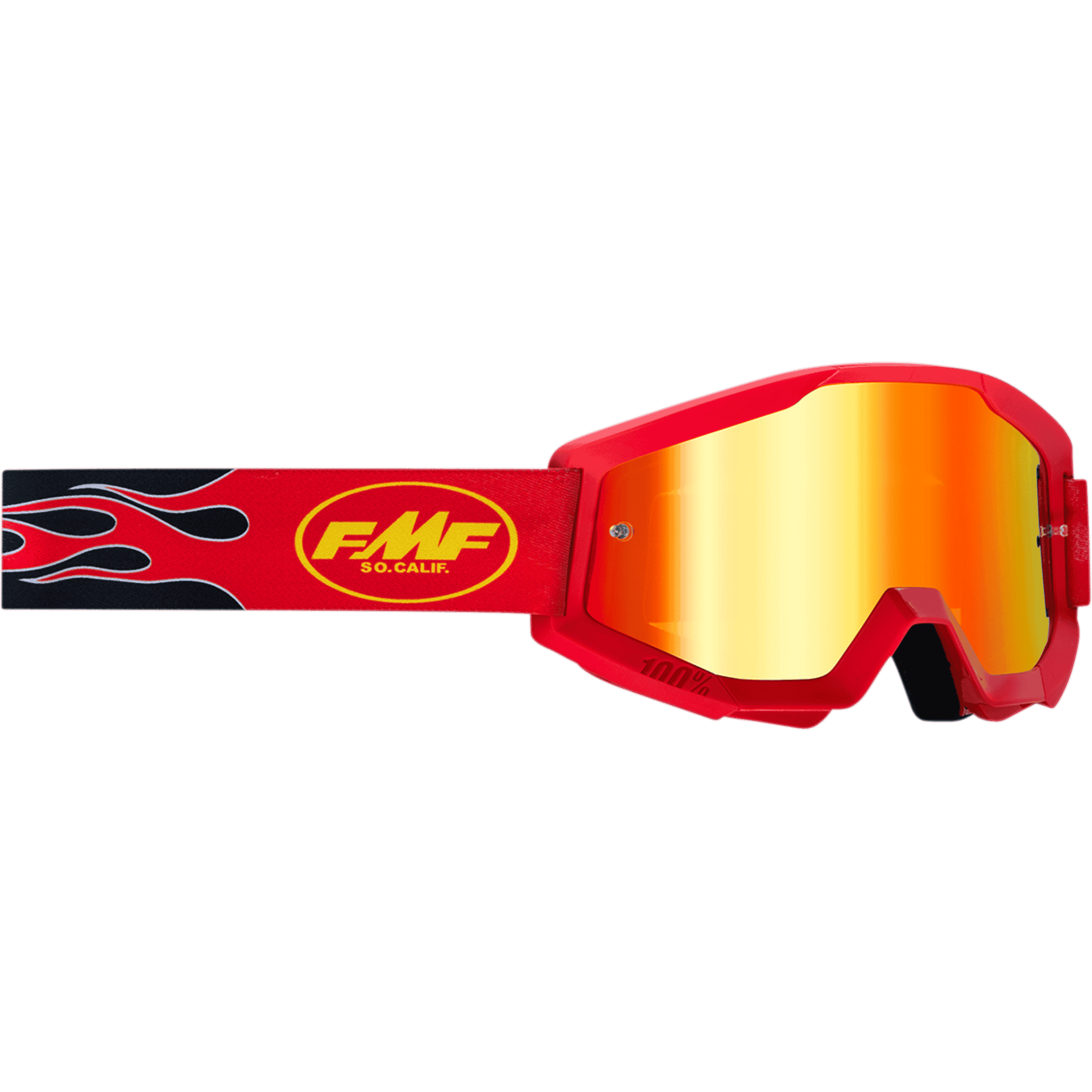 100 youth goggles 2024 100% Strata 2 Goggles with Mirror Lens